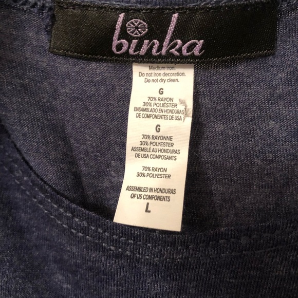 BINKA TANK TOP w/ GOLD PINEAPPLE - Picture 3 of 3